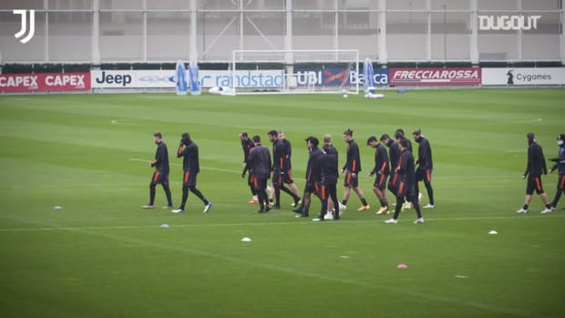 Juventus' last training ahead of Dynamo clash